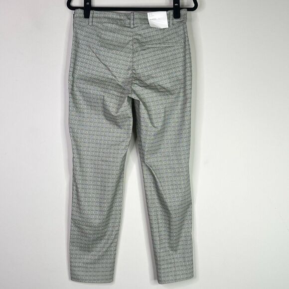 New H&M Print Slim Fit Slacks Pant Women's Size 10 - Picture 2 of 11